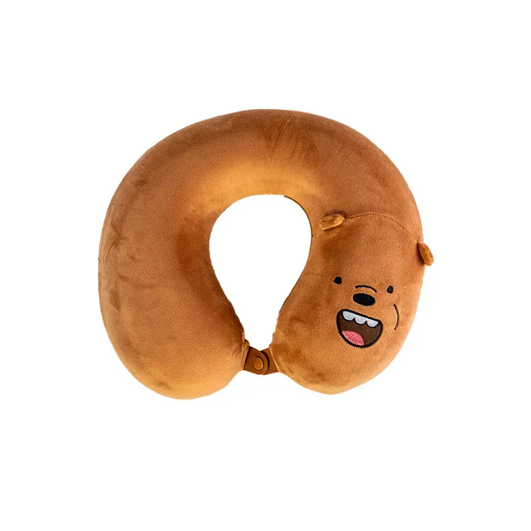 We Bare Bears- Memory Foam U-shaped Pillow (Brown) – Daggus