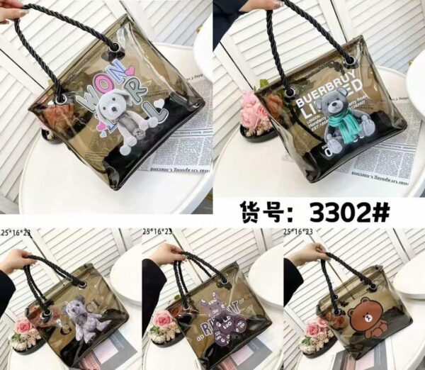 Luxury Bear Designer Chinese Brand Bags Mini Tote-Bags Women Shoulder Vintage Bag, Cosmetic Bag  Online Store Handbags: