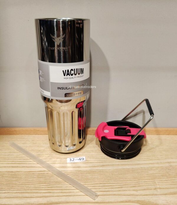 MERCURY Quencher 1000ML Thermal Bottle Coffee Cup Vacuum Mug 304 Stainless Steel Water Bottle Non-slip Leak-Proof Thermos Insulated Cup: (Item Code:33-49),Available In 1 Colors: