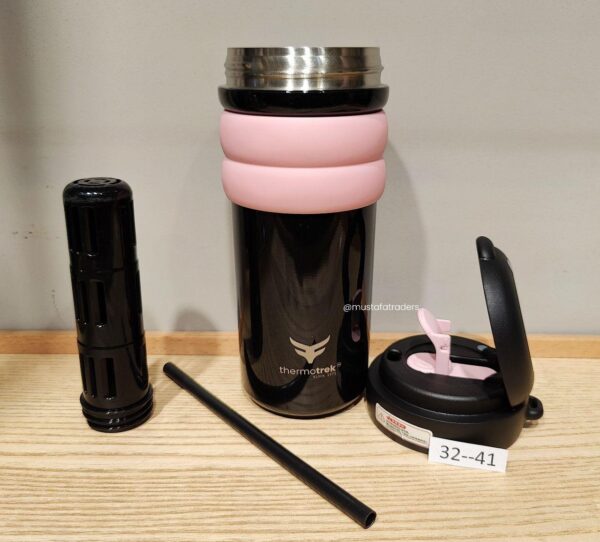 Smart Grip TUMBLER Vacuum Insulated Stainless Steel Bottle – 500 ml (2 Colors)(Item Code:32-41,Black),(Item Code:32-42,Grey): - Image 2