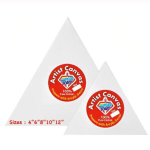 Superb Board Artist Canvas Triangle Shape Available In Different Sizes.