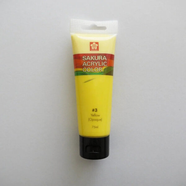 Sakura Acrylic Paint Tubes 75 ml Available In 58 Colors. - Image 7
