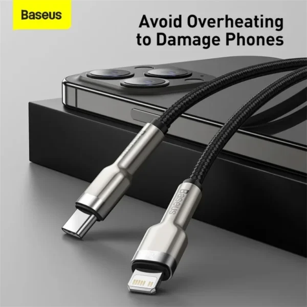 Baseus Metal Data Cable Type-C to iP 20W - Image 6