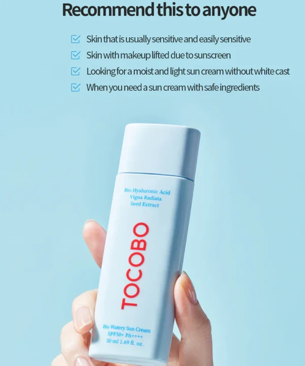 Tocobo – Bio Watery Sun Cream SPF50 - Image 3