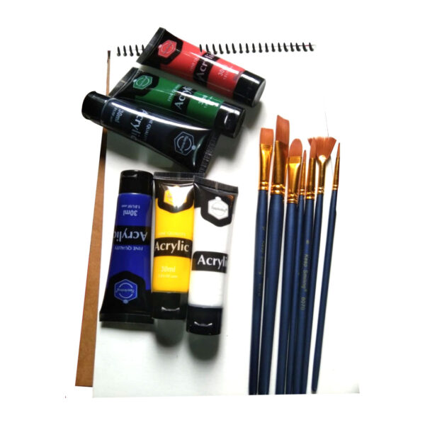 Keep Smiling Acrylic Paints 30 ml Pack of 6. - Image 2