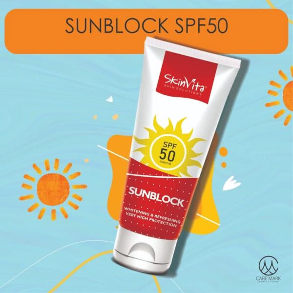 SkinVita Sunblock Cream SPF50 (200gm)