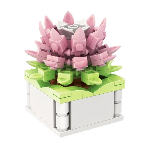 Flower Language Series Succulent Plants Building Blocks(Love Song of Herbs)