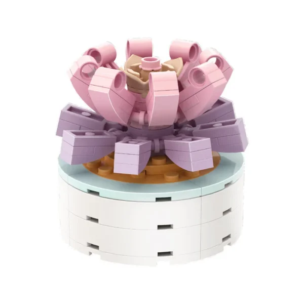 Flower Language Series Succulent Plants Building Blocks(Not Yet Lovers)