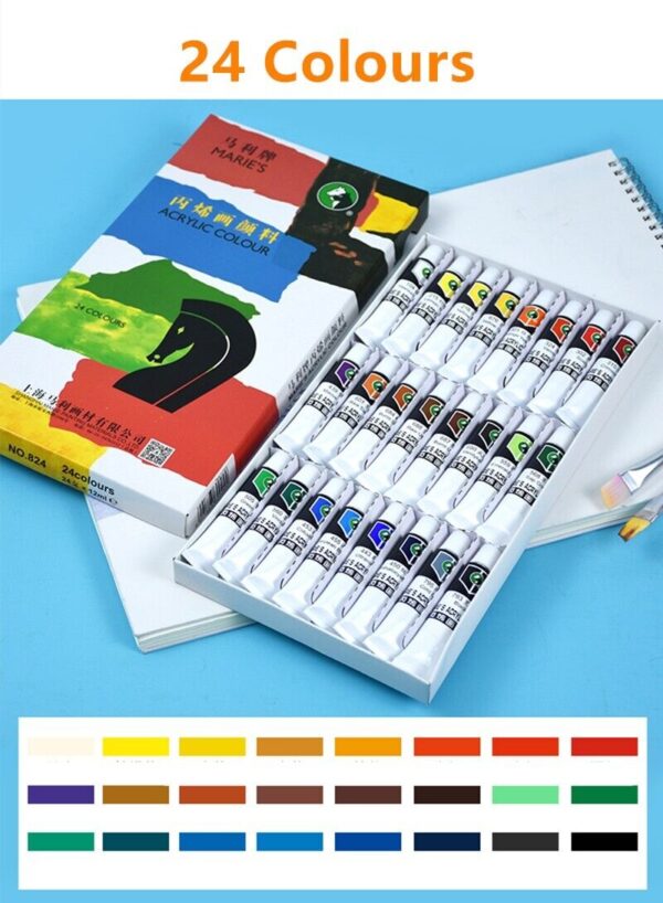 Maries Acrylic Paint Pack Of 24.