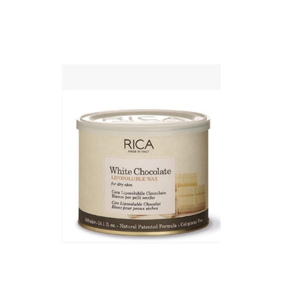 Rica White Chocolate Liposoluble Painless Hair Removal Wax For Men & Women| Quick & Easy Tan Removal Waxing For Face, Armpit & Body|400 ml:
