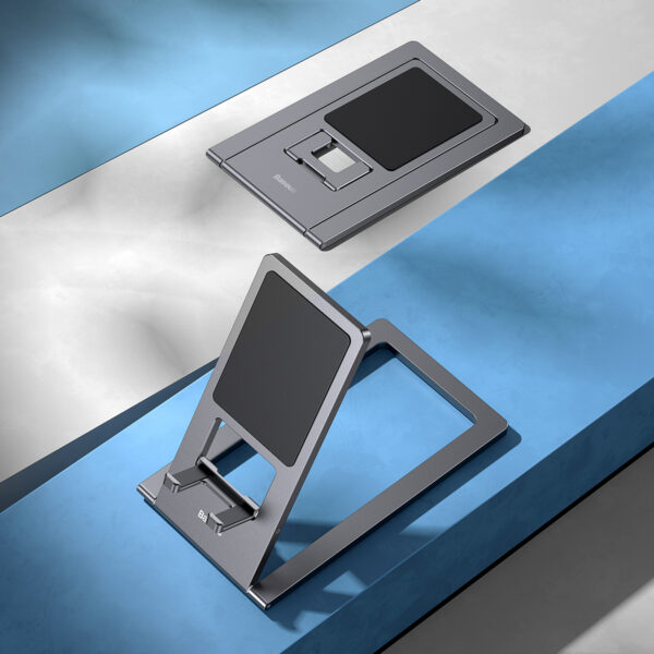 Baseus Foldable Metal Desktop Holder Gray - Image 5