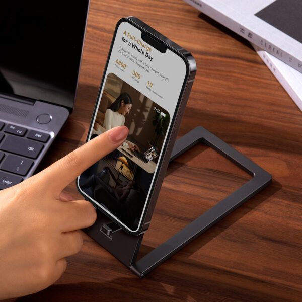 Baseus Foldable Metal Desktop Holder Gray - Image 6