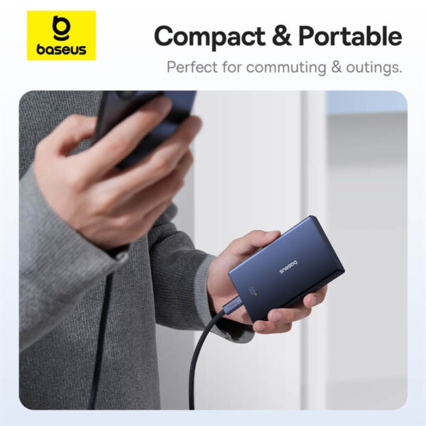 Baseus PicoGo Power Bank with Digital Display Dual Type C 10000mAh 20W - Image 2