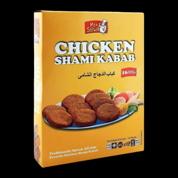 Mon Salwa Chicken Shami Kabab (576g-16pcs)