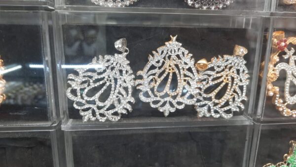 ALLAH Name Pendant with Zircons: