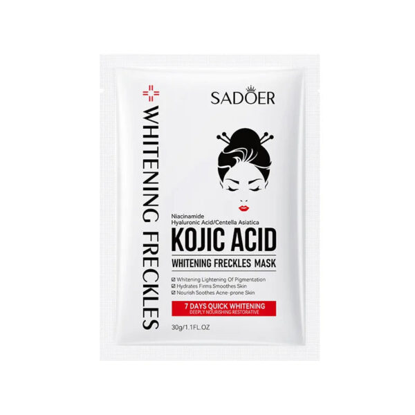 SADOER Kojic Acid Whitening Freckle Mask 30 g. - Image 4