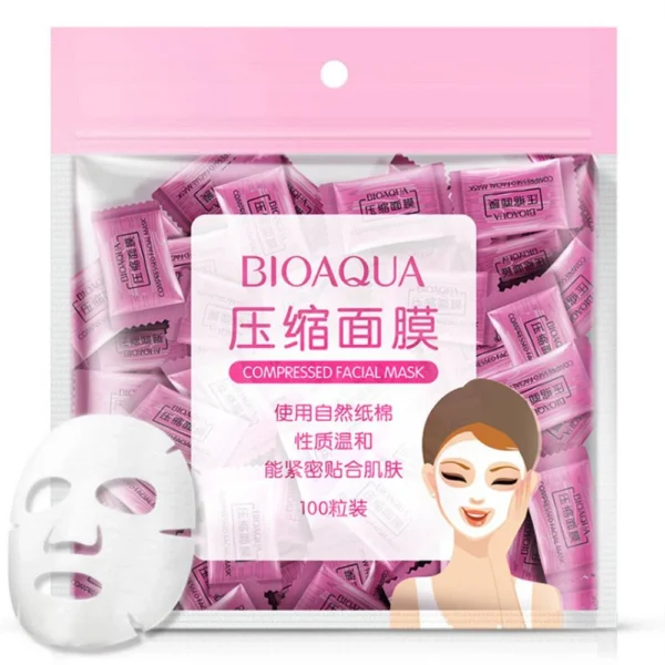BioAQUA Compressed Facial Tablet Face Sheet Mask - Image 2