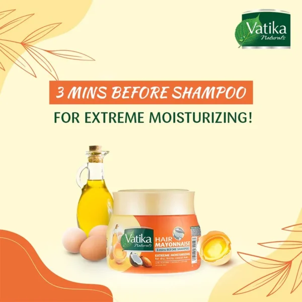 Vatika Naturals, Extreme Moisturizing Hair Mask With Almond 500 g. - Image 5