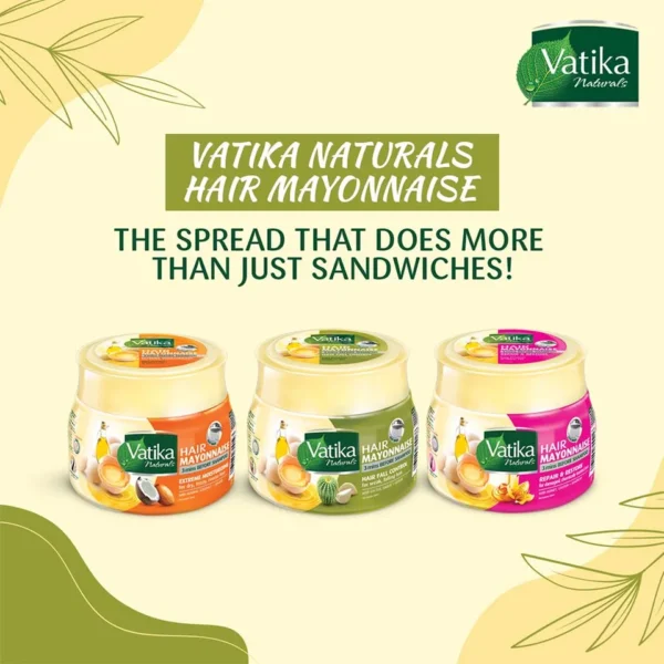 Vatika Naturals, Hairfall Control Hair Mask with Cactus 500 g. - Image 2