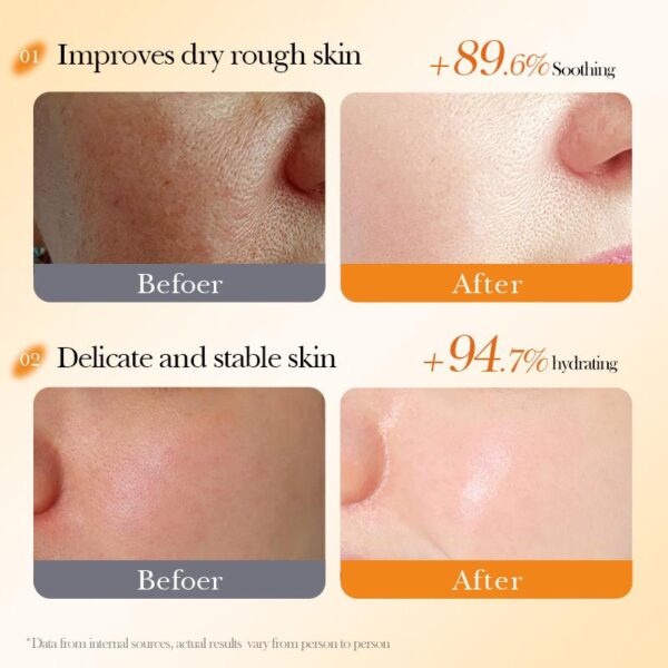 SADOER Milk and Orange Moisturizing and Nourishing Mask, Hydrating and Nourishing Mask. - Image 6