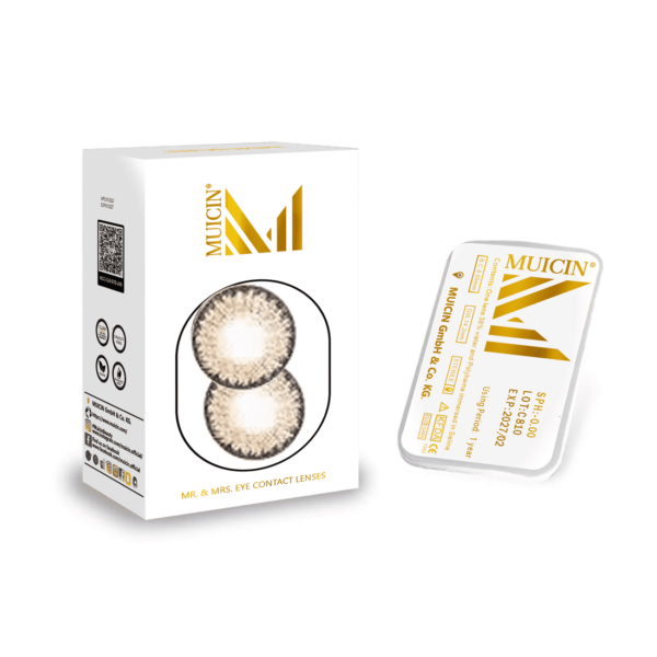Muicin Mr & Mrs Party Colored Contact Lenses, Vibrant Eye Transformation (Green). - Image 2