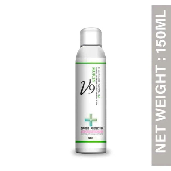 MUICIN Miracle Whitening Facial & Defence Spray SPF 100 - 150 ml, Brighten & Protect. - Image 2