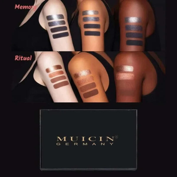 MUICIN Matte & Velvet 11 Colors Eyeshadow Palette, Compact Elegance for Versatile Looks. - Image 12