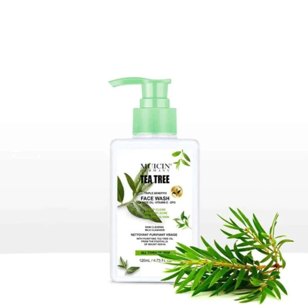 MUICIN Tea Tree Face Wash, Clarifying Deep Clean. - Image 5