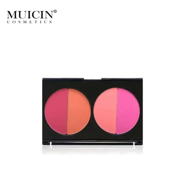 MUICIN Blusher Circles Palette, Vibrant Shades for All Skin Tones. - Image 3