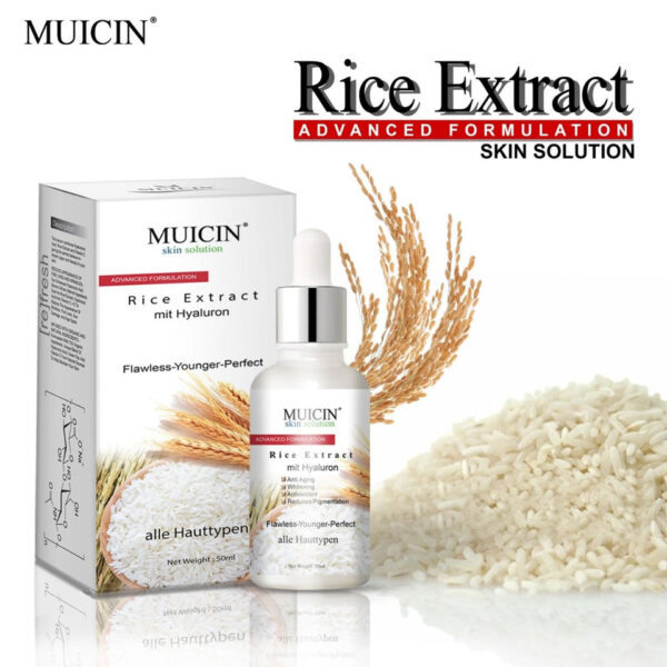 MUICIN New Rice Extract Mit Hyaluron Serum 50 ml. - Image 4