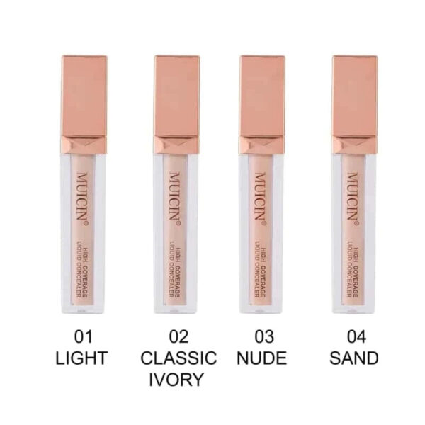 MUICIN Golden Radiance Hd Coverage Liquid Concealer (Sand 04). - Image 4