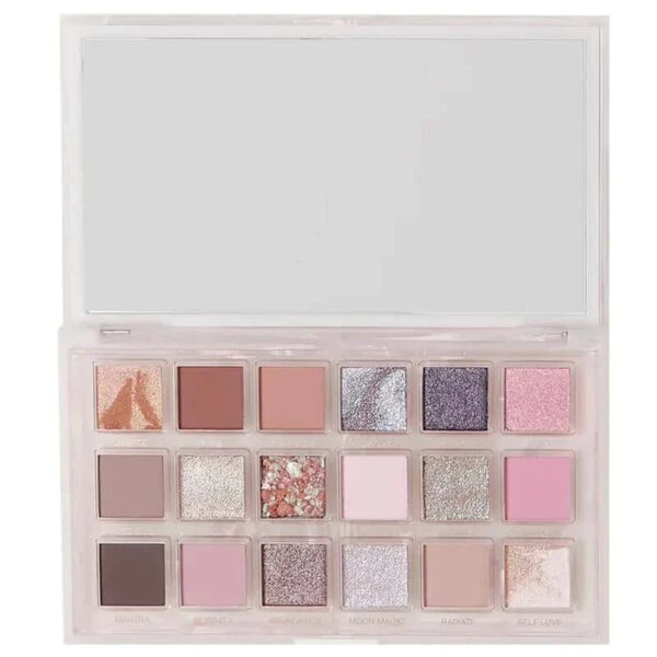 MUICIN Pink Rose Quartz Eyeshadow Palette, Gemstone Inspired Beauty for Luminous Looks. - Image 5