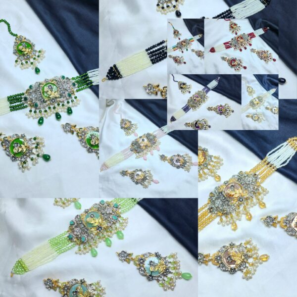 Casting Made stylish Choker Set With Tikka