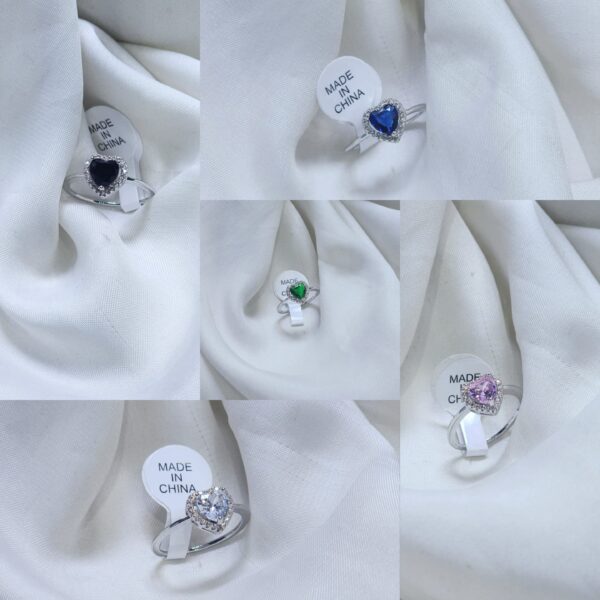 China American Diamond stones rings