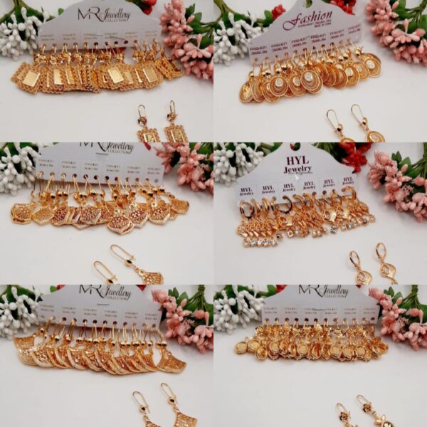 China gold small size earrings
