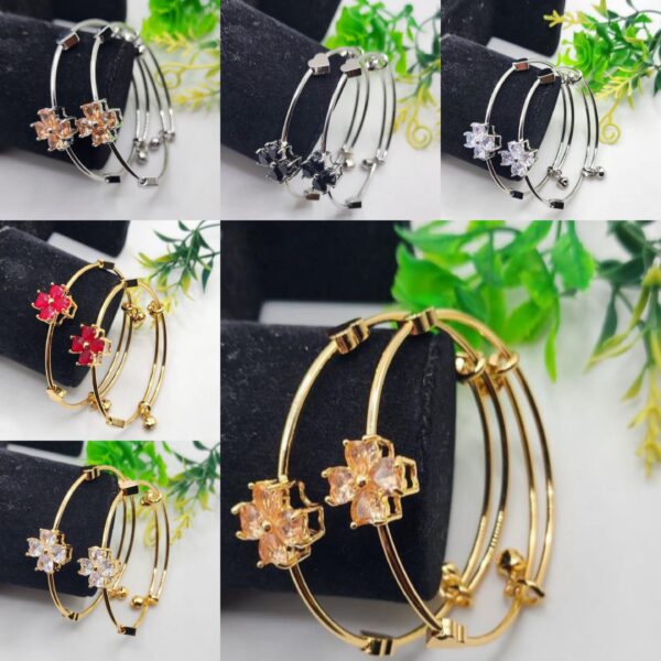 China adjustable bangles for girls 2piece