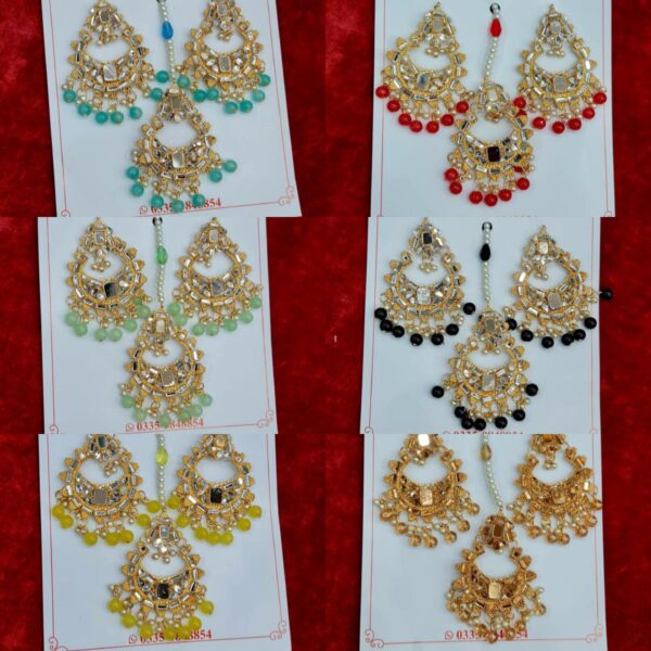 Fancy Bindiya and earrings in Amazing Quality