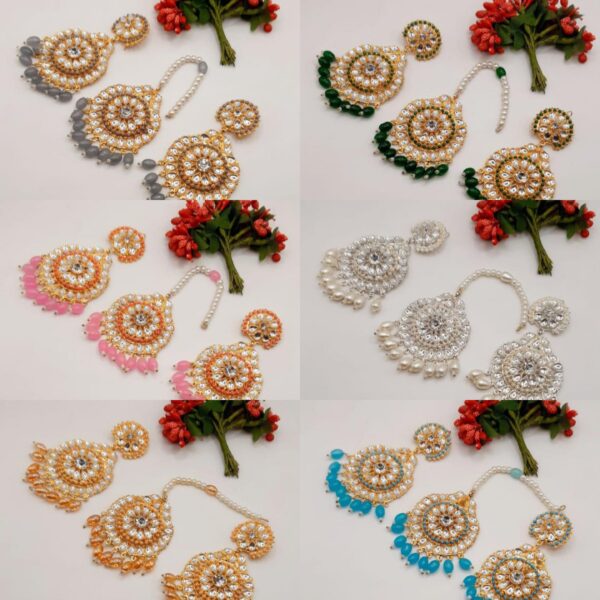 Fancy unique earrings with Bindiya