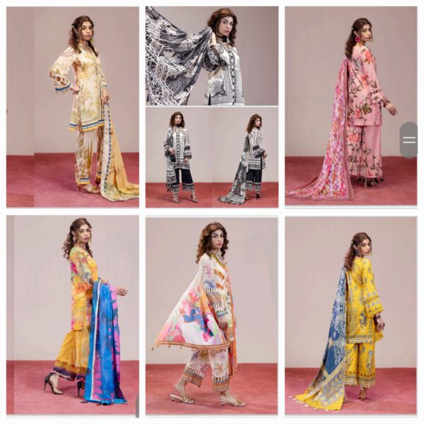 PARIZAD PREMIUM LAWN COLLECTION BY PALTAR LAWN 3 PIECE UNSTTICHED SUIT NEW COLLECTION 2025