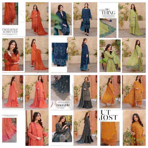 PALWASHA BY AREEBA ARTS VOL# 25 MANN MAYAL UNSTITICHED 3PC SUIT COLLECTION 2025