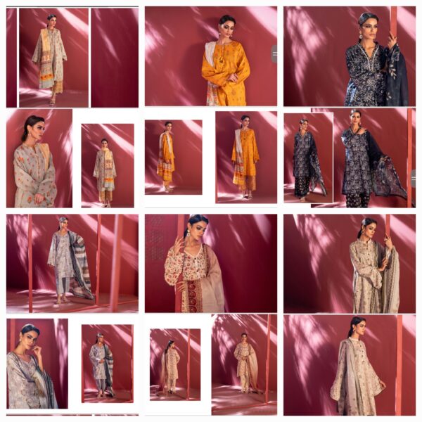 STELL VOL 2 BY REGALIA UNSTITCHED LAWN 3PC  SUIT BY BRAND'S LOVER NEW COLLECTION 2025