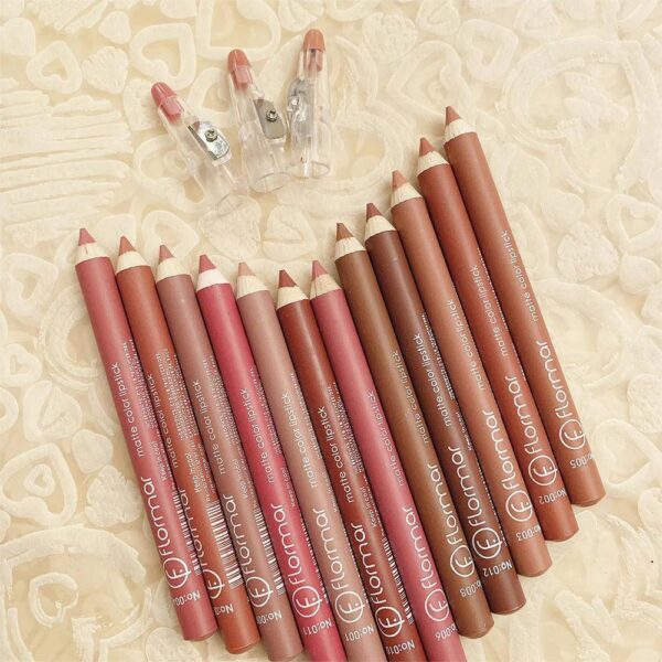 Flormar Perfect Lip Liner Pencil 12Pcs - Image 4