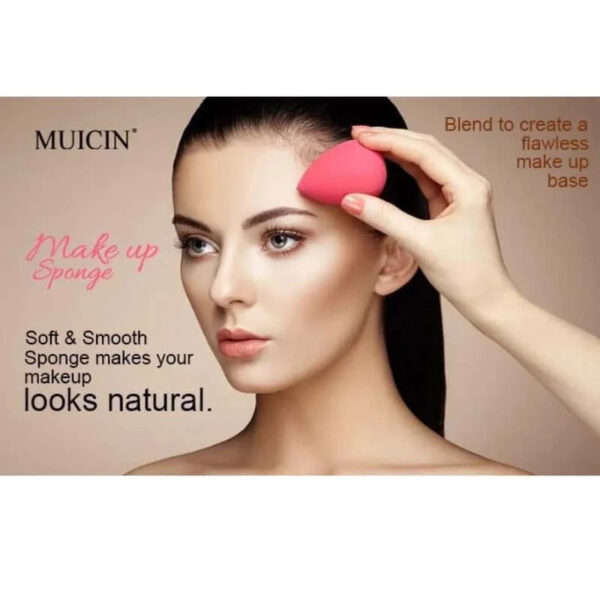 MUICIN Pink Sponge Makeup Blender. - Image 5