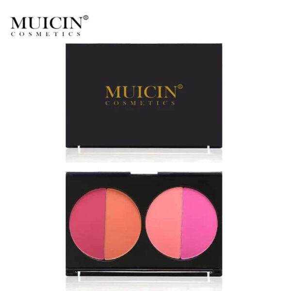 MUICIN Blusher Circles Palette, Vibrant Shades for All Skin Tones. - Image 2