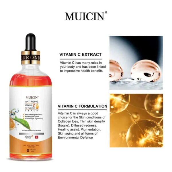MUICIN Vitamin C & Hyaluronic Acid Age-Defying Serum. - Image 8