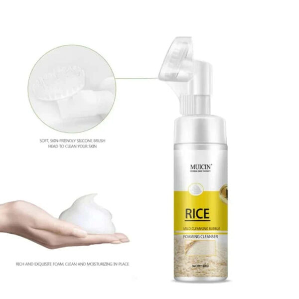 MUICIN Rice Mild Cleansing Bubble Foaming Facial Cleanser. - Image 11