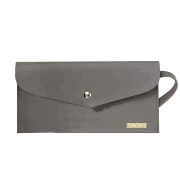 MUICIN Metallic Eye & Face Makeup Brush Set of 20 Pieces in Grey Flap Pouch. - Image 2