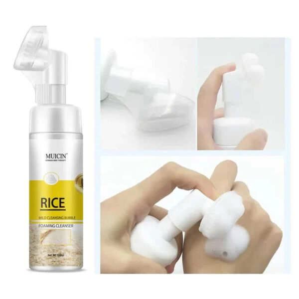 MUICIN Rice Mild Cleansing Bubble Foaming Facial Cleanser. - Image 8