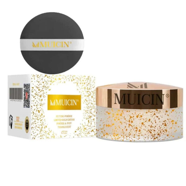 MUICIN Translucent Setting Powder Limited Gold Edition.