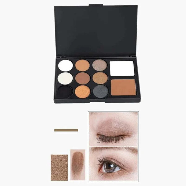 MUICIN Matte & Velvet 11 Colors Eyeshadow Palette, Compact Elegance for Versatile Looks. - Image 10